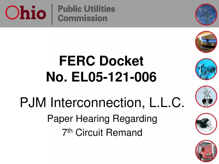 ferc docket no el05 121 006