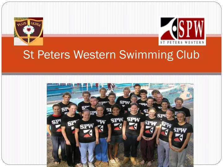 st peters western swimming club