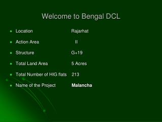 Welcome to Bengal DCL