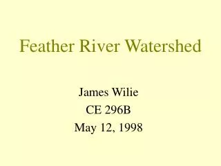 Feather River Watershed