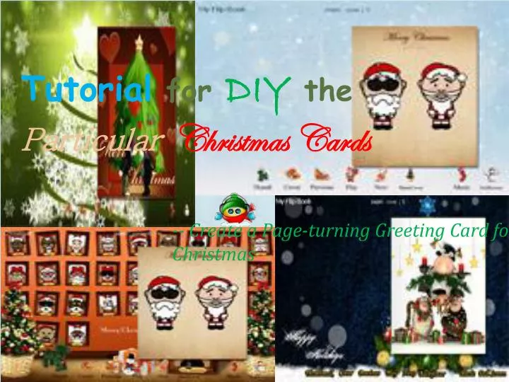 tutorial for diy the particular christmas cards
