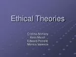 Ethical Theories - slide 1
