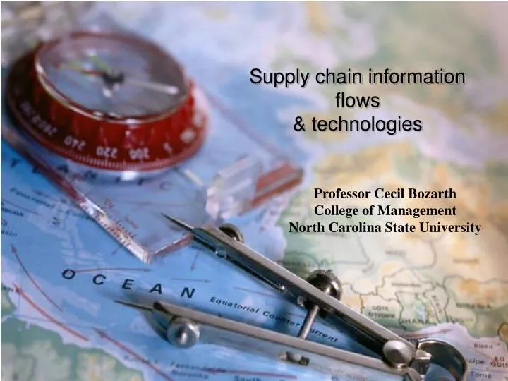 supply chain information flows technologies