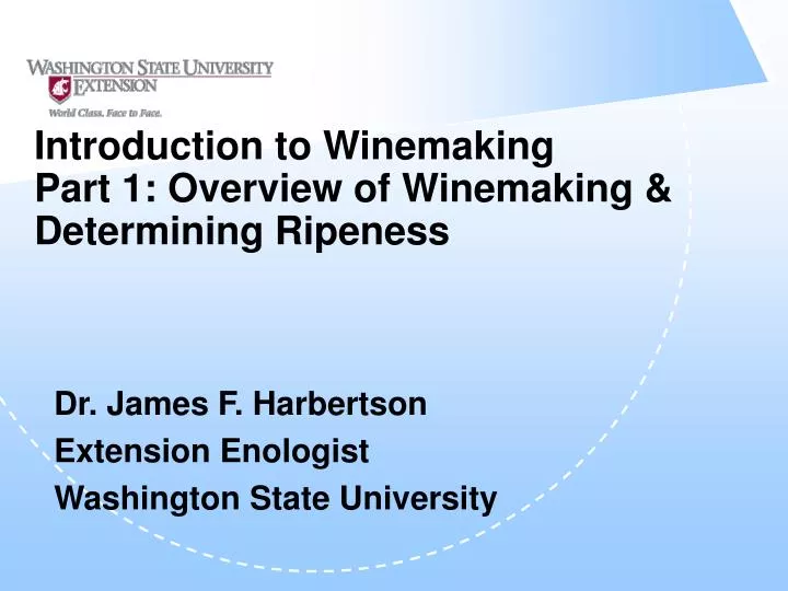 introduction to winemaking part 1 overview of winemaking determining ripeness