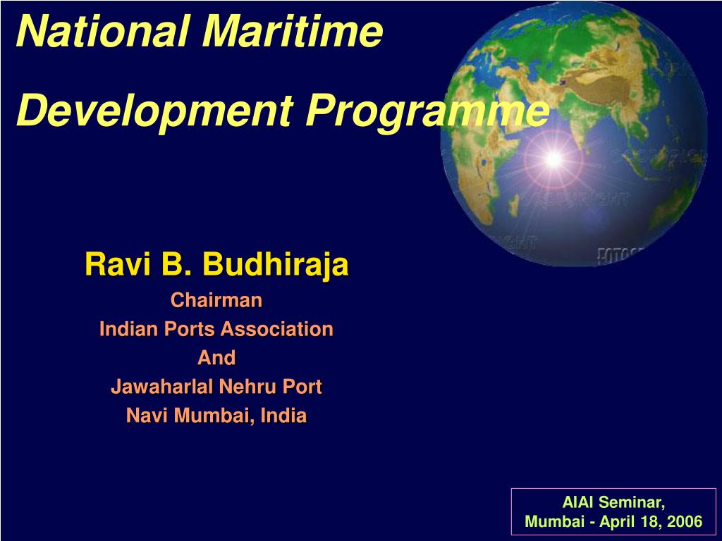 PPT - National Maritime Development Programme PowerPoint Presentation ...
