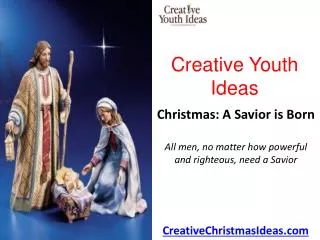 Christmas- A Savior is Born