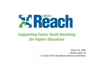 Supporting Foster Youth Reaching for Higher Education