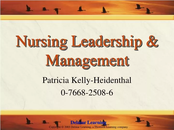 nursing leadership management