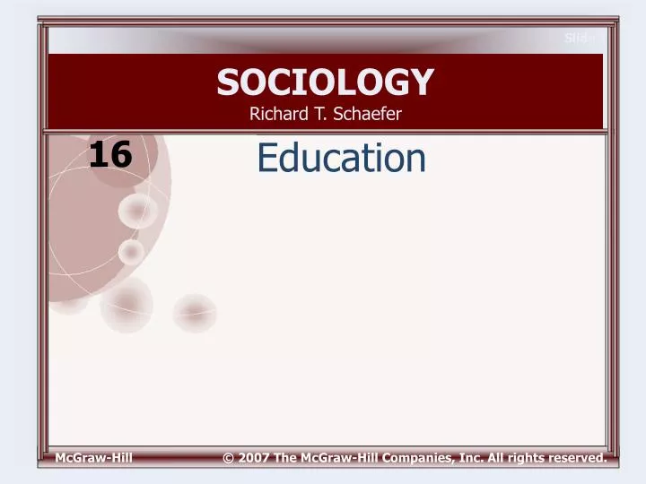 sociology richard t schaefer