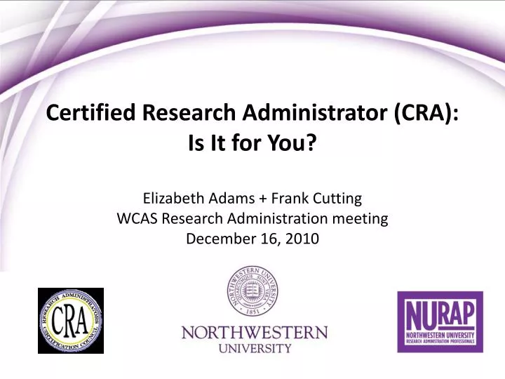 certified research administrator cra is it for you