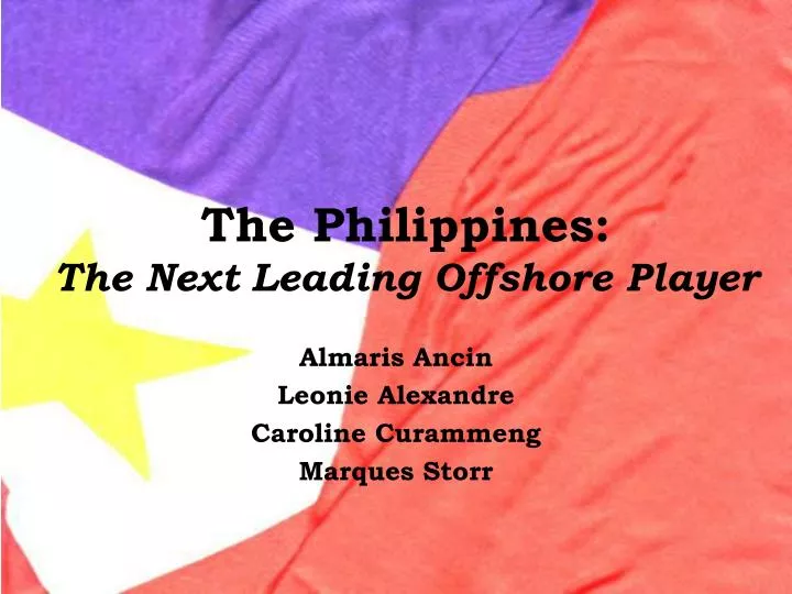 the philippines the next leading offshore player