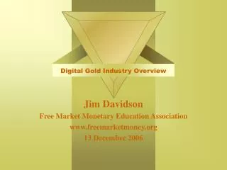 Digital Gold Industry Overview