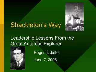 Shackleton’s Way