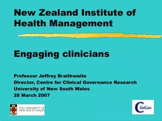New Zealand Institute of Health Management