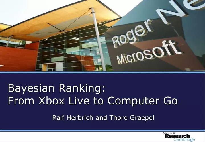bayesian ranking from xbox live to computer go