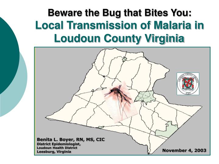 beware the bug that bites you local transmission of malaria in loudoun county virginia