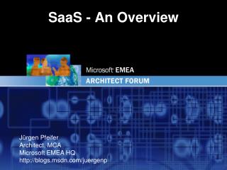 SaaS - An Overview