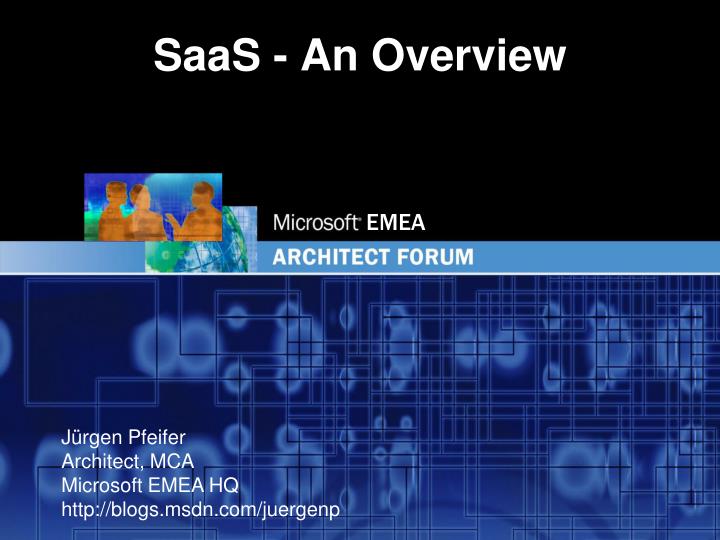 saas an overview