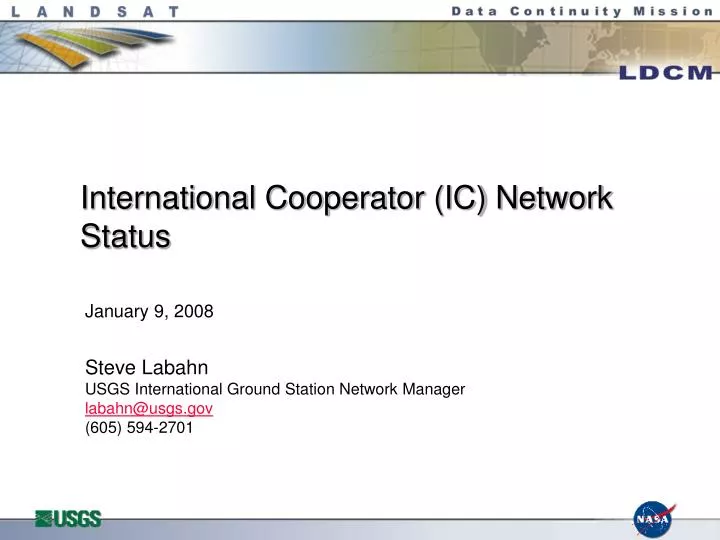 international cooperator ic network status