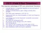 FET ( Field Effect Transistor)