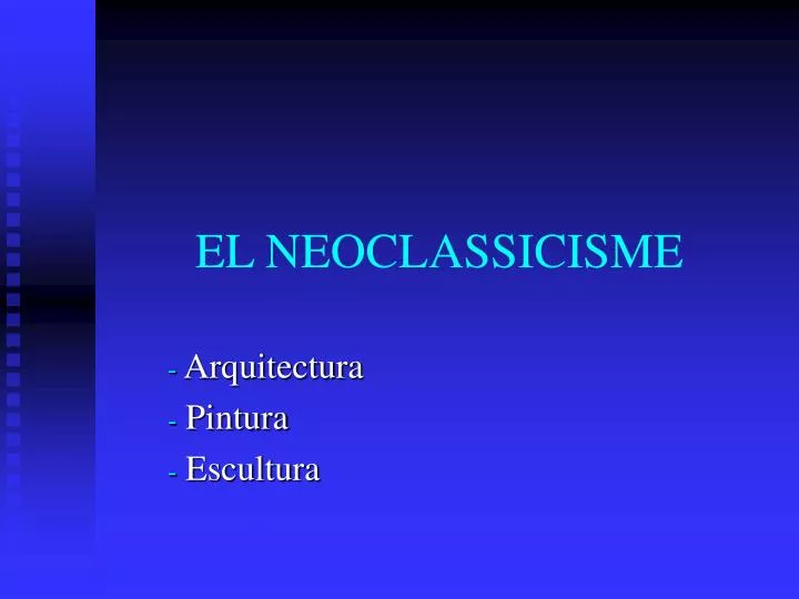 el neoclassicisme