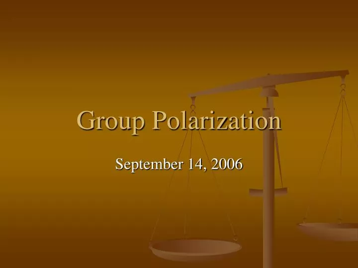 group polarization