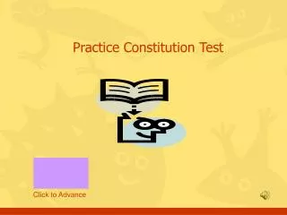 Practice Constitution Test