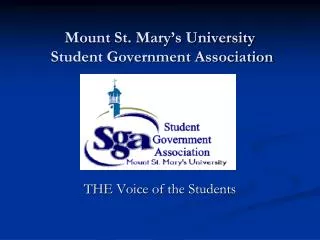 Mount St. Mary’s University Student Government Association
