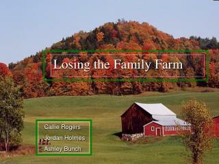 Losing the Family Farm