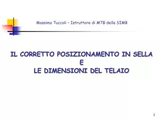 Massimo Tuccoli – Istruttore di MTB della SIMB