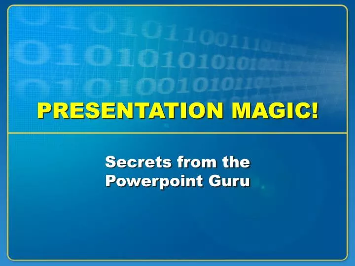 presentation magic