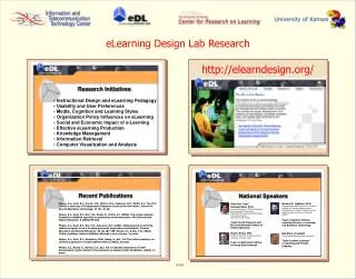 eLearning Design Lab Research