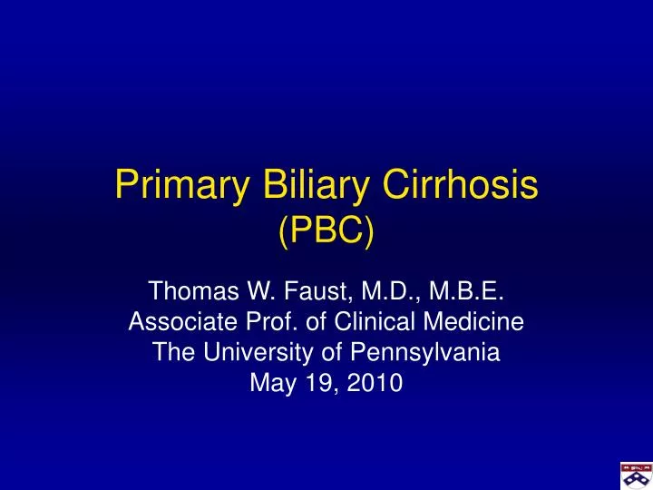 primary biliary cirrhosis pbc