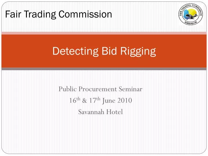 detecting bid rigging
