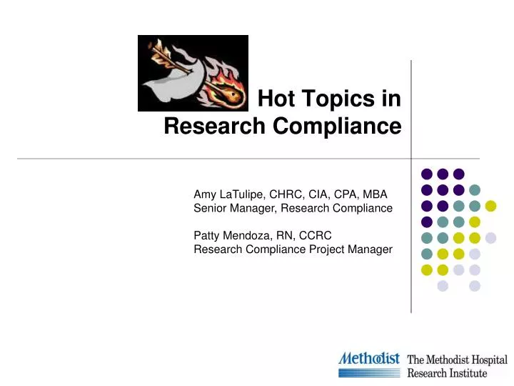 hot topics in research compliance