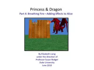 Princess &amp; Dragon Part 4: Breathing Fire—Adding Effects to Alice