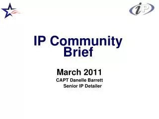 IP Community Brief
