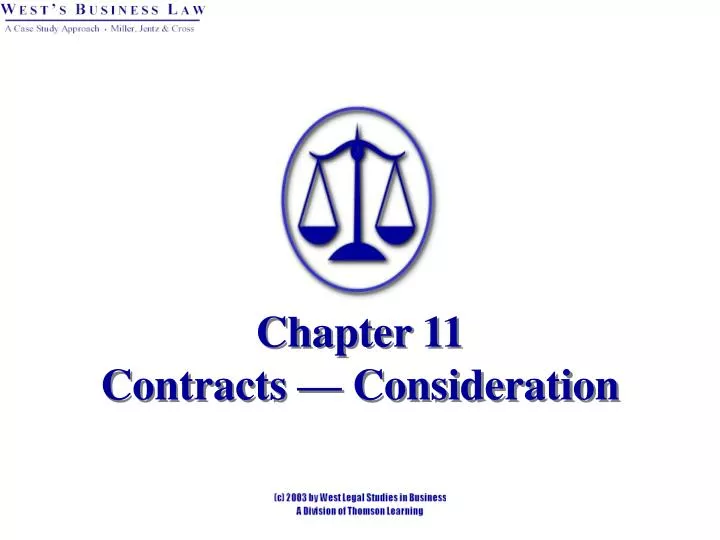 chapter 11 contracts consideration