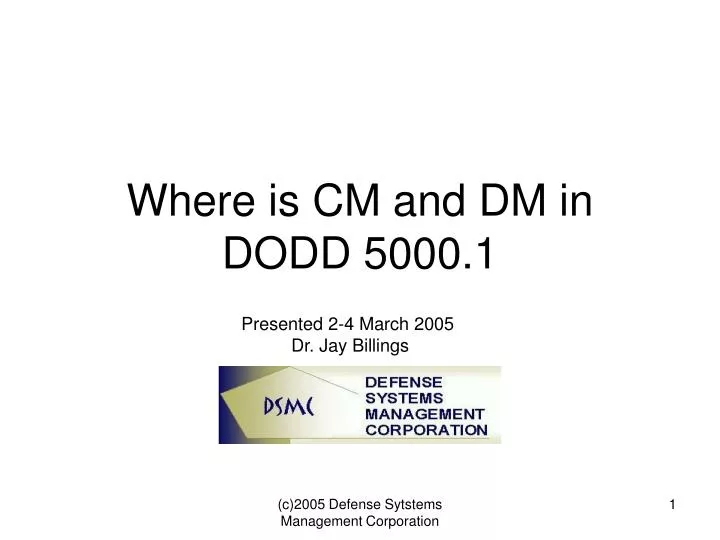 where is cm and dm in dodd 5000 1