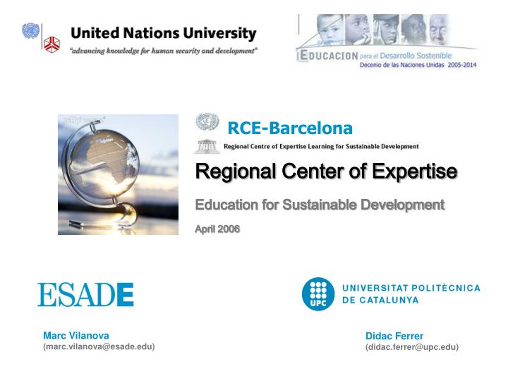 regional center of expertise