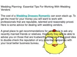 Wedding Planning- Essential Tips For Working With Wedding Ve