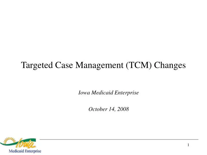 targeted case management tcm changes