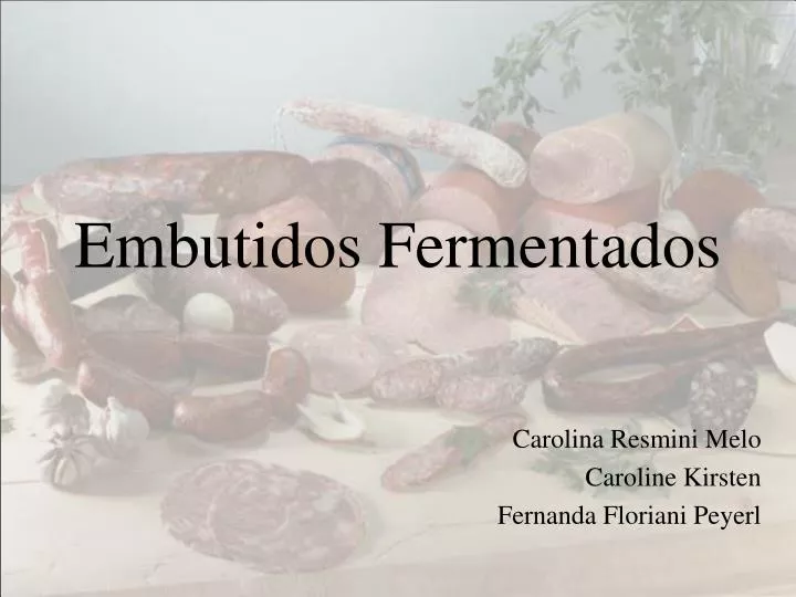 embutidos fermentados