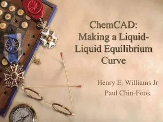 ChemCAD: Making a Liquid-Liquid Equilibrium Curve