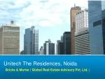 Tollfree: 18001034142, Unitech The Residences Sec 117 Noida - slide 1