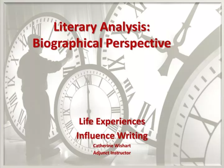 literary analysis biographical perspective