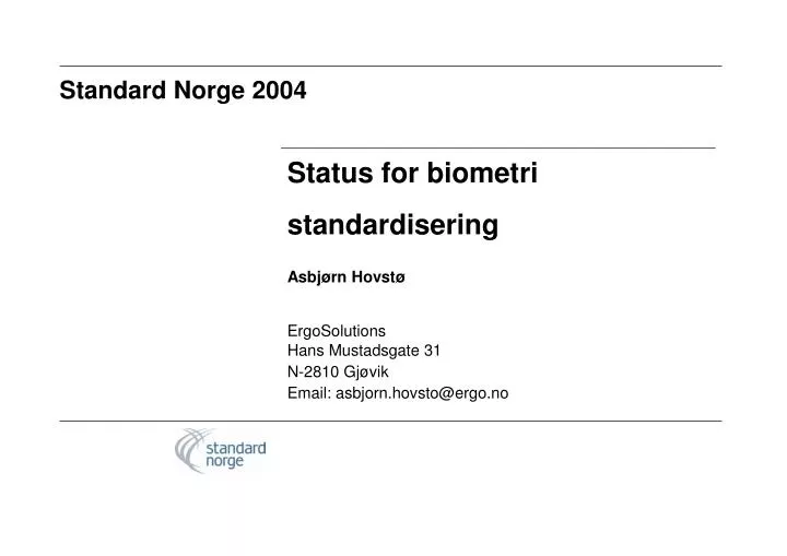 standard norge 2004