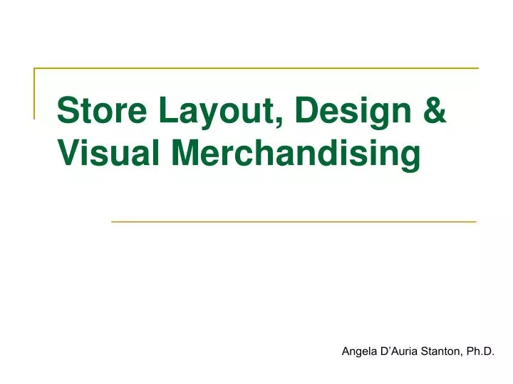 store layout design visual merchandising