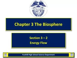 Chapter 3 The Biosphere
