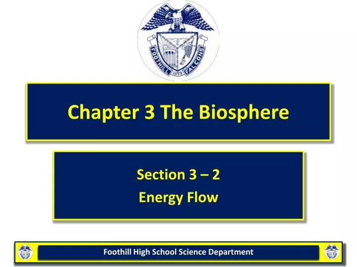 chapter 3 the biosphere